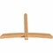 Ekena Millwork Bellingham Timber Gable Bracket, Western Red Cedar, 84"W x 56"H x 5 1/2"D x 5 1/2"F, 16/12 Pitch GBW084X56X0606BEL00SWR - alternate 2